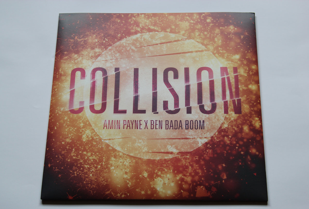 Amin Payne & Ben Bada Boom - Colision Vinyl cover - soul funk disco hip hop beats