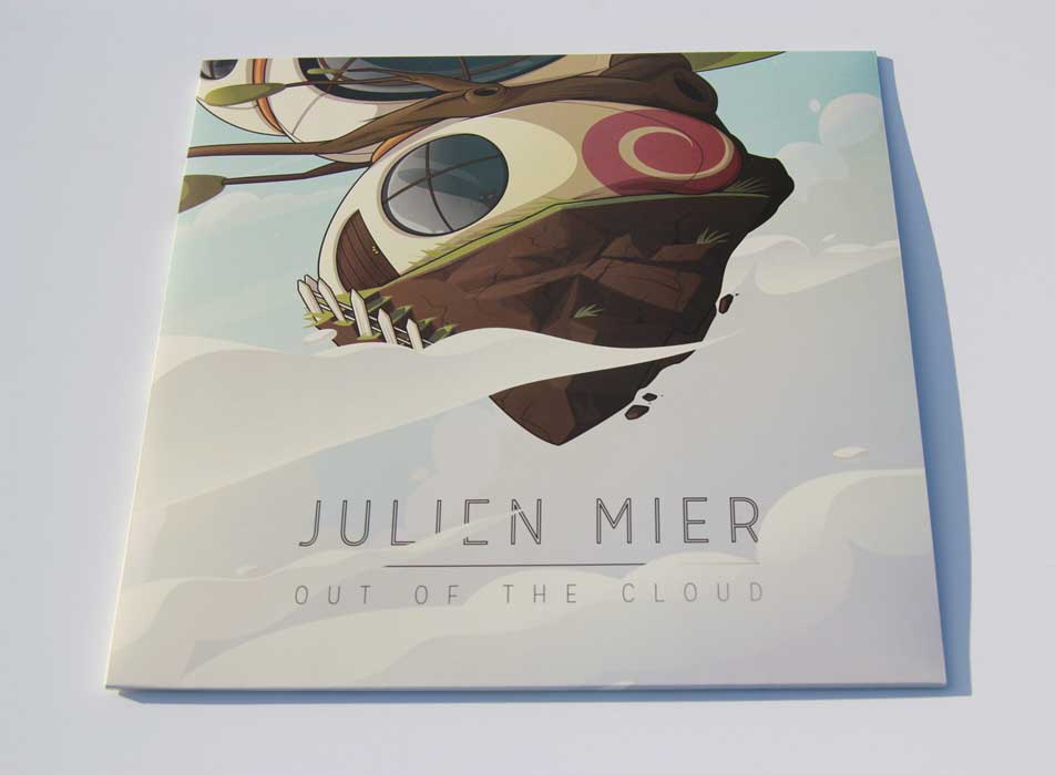 Julien Mier - Out Of The Clouds - cover vinyl electronic house music beats bass