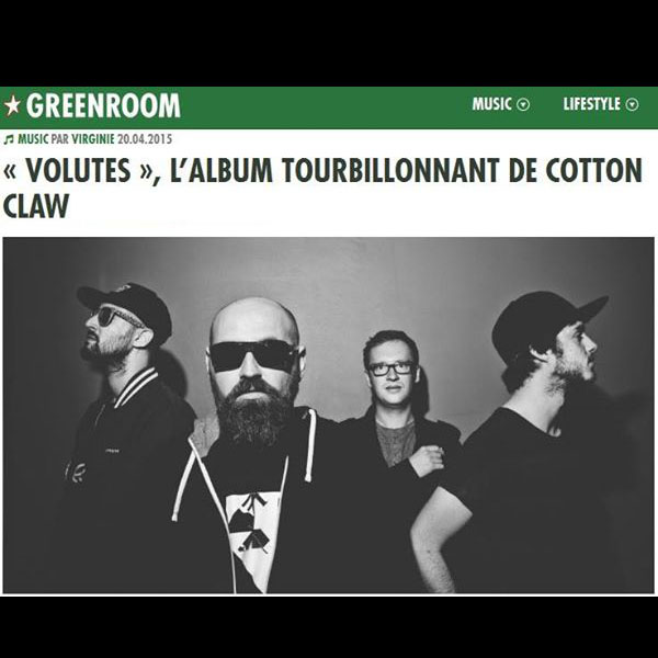 Green Room : Volutes , l’album tourbillonnant de Cotton Claw , electronic Music, bass house