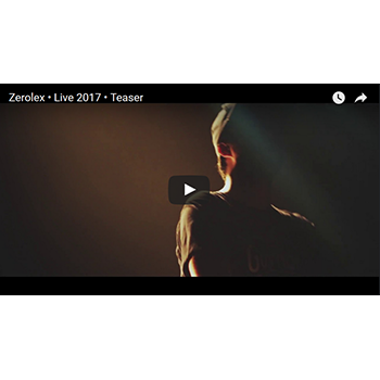 Video : Zerolex • Live 2017 • Teaser | electro music - Cascade Records - l'autre canal Nancy