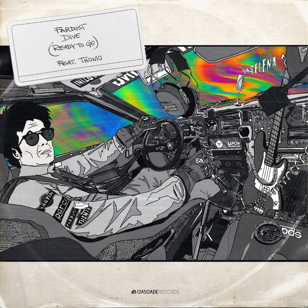 Fardust - Dive (feat. Thonio) Artwork - funky chill lofi electronic music