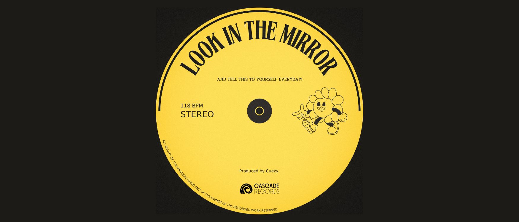 Cuezy. - Look In the Mirror Banner hip house music lofi